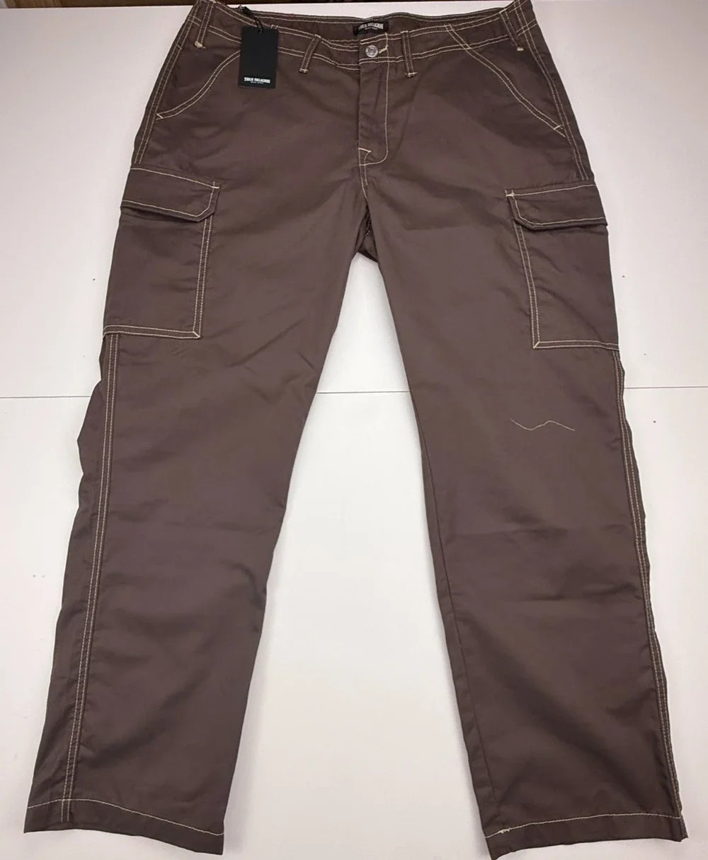TRUE RELIGION BRACKEN CARGO PANTS SZ36 NWT
